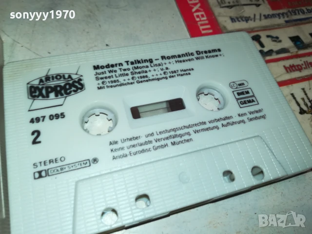 МODERN TALKING-ORIGINAL TAPE 1508251305, снимка 7 - Аудио касети - 51374747