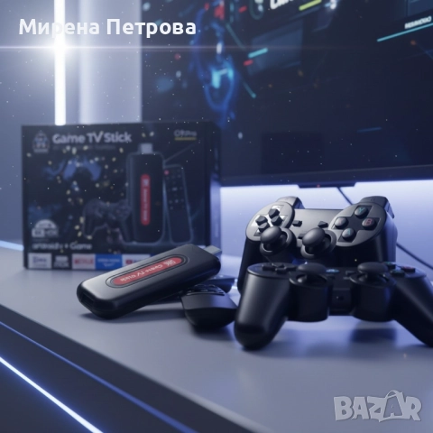 Q9Pro Game TV Stick – Вашият Портал към 49,000+ Игри и 4K Ultra HD Забавление, снимка 4 - Други игри и конзоли - 52917963