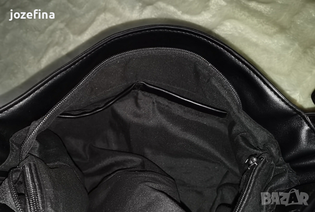 Дамска чанта от изкуствена много мека кожа, снимка 6 - Чанти - 44545310