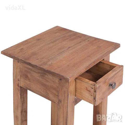 vidaXL Поставка за саксии, 30x30x75 см, махагоново дърво масив, снимка 6 - Саксии и кашпи - 56146548