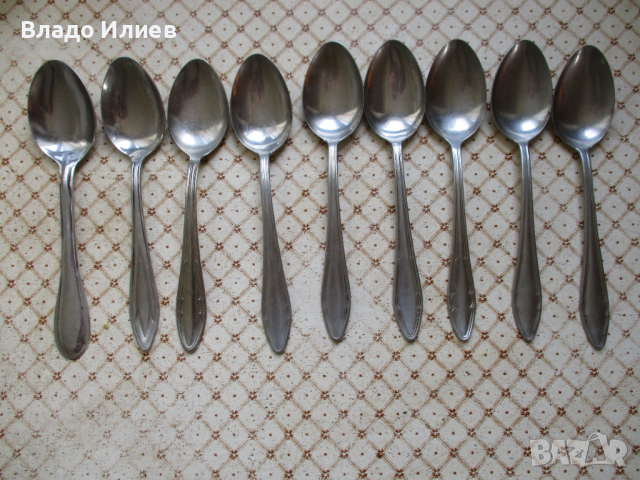 Лъжици и ножове метални неръждаеми нови български старо висококачествено производство, снимка 6 - Прибори за хранене, готвене и сервиране - 32635141