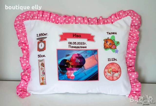 възглавничка по ваш дизайн, снимка 9 - Възглавници - 51152968