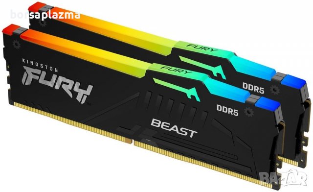 Kingston Fury Beast RGB EXPO 32GB DDR5 RAM multicoloured illumination DDR5, 5600 MHz (PC5-44800U) DI