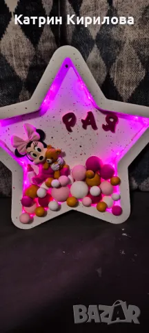 Персонализирани нощни рамки, лампи, кубчета с имена., снимка 3 - Детски нощни лампи - 47702281