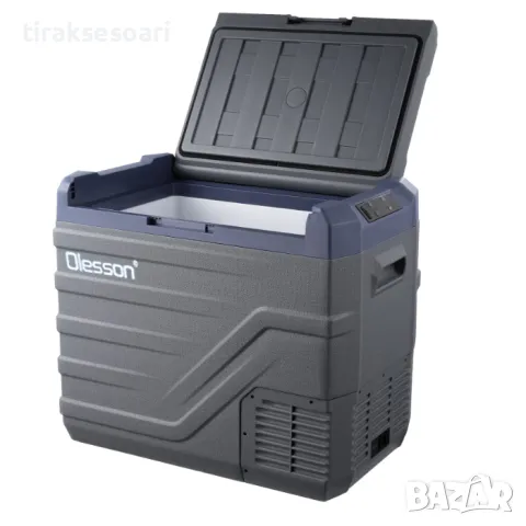 Olesson 44L Портативен хладилник с фризер 12V 24V 220V Хладилна кутия, снимка 3 - Аксесоари и консумативи - 49681130