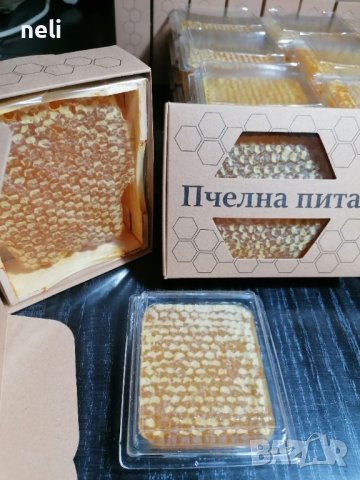 Пчелен мед в пита, див градеж, снимка 5 - Пчелни продукти - 41312511