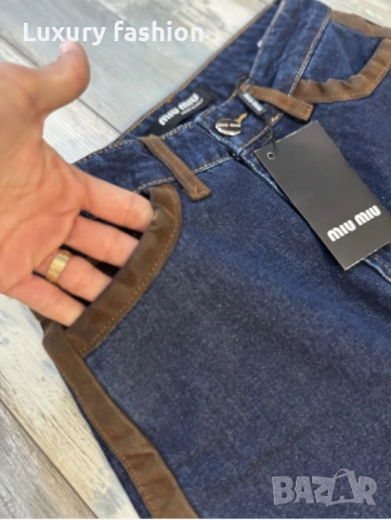 Дамски дънки Miu Miu, снимка 8 - Дънки - 52463878