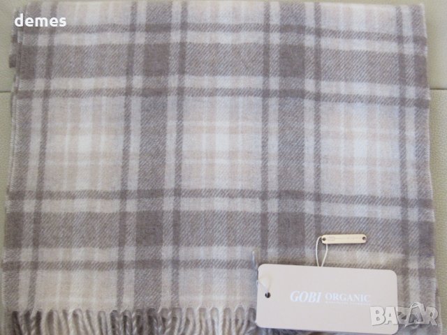 Фин шал 100% органичен кашмир, каре, Монголия, снимка 7 - Шалове - 35849725