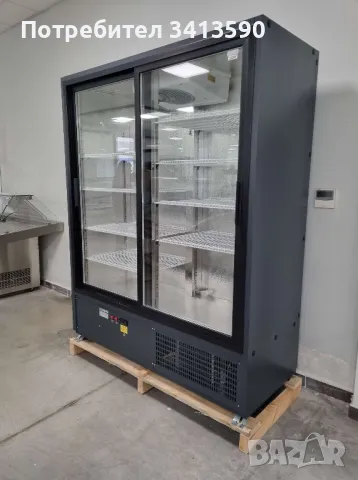 Двойна вертикална хладилна витрина с врати - 1,20 m, снимка 4 - Хладилници - 37068951