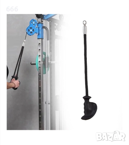 Комплект от 2 въжета, едностранни за трицепс, снимка 6 - Други спортове - 52897809