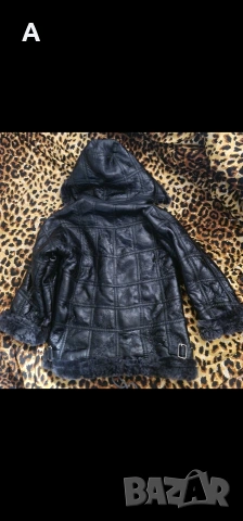 Детско топло кожено кожухче 3/4г., снимка 2 - Детски якета и елеци - 53256496