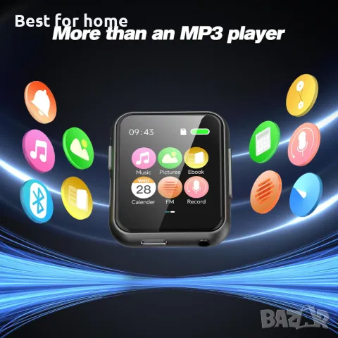 128G MP3 плейър с Bluetooth  BMDSAE M01, снимка 7 - MP3 и MP4 плеъри - 49408815