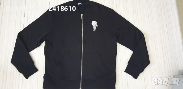 Karl Lagerfeld Full Zip Cotton Mens Size L НОВО! ОРИГИНАЛ! Мъжко   Горнище!, снимка 14 - Спортни дрехи, екипи - 51594374