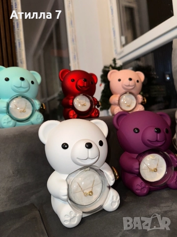 Луксозно Подаръчно Мече с Роза и Колие- Перфектният Романтичен Подарък, снимка 13 - Подаръци за жени - 52711935