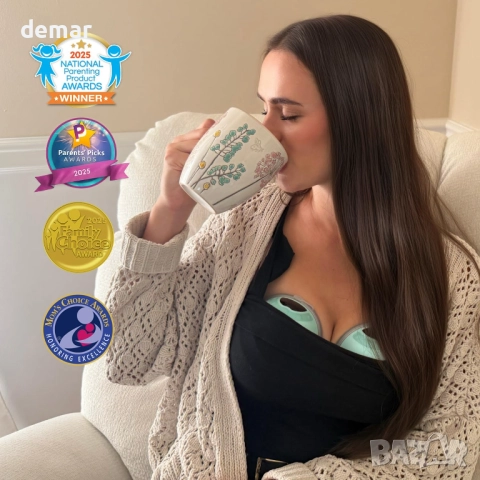 MomMed S33 електрическа помпа за кърма, 4 режима, 9 нива, 1 брой, снимка 8 - Помпи за кърма - 52669173