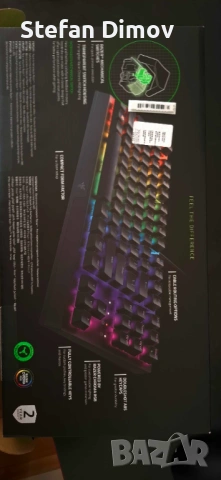 Гаймарска Клавиятура/Gaming Keyboard Razer BlackWidow V3 Tenkeyless, снимка 4 - Клавиатури и мишки - 53691440