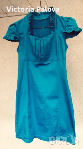 Красива рокля Италия памук с еластан, снимка 3 - Рокли - 40959355