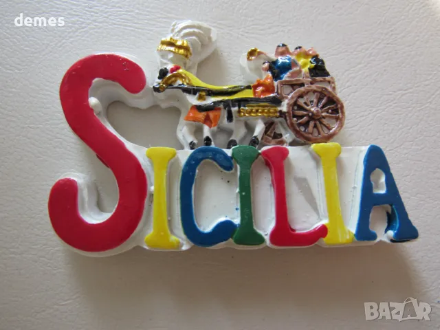 Магнит от Сицилия, Италия, снимка 5 - Колекции - 48018437