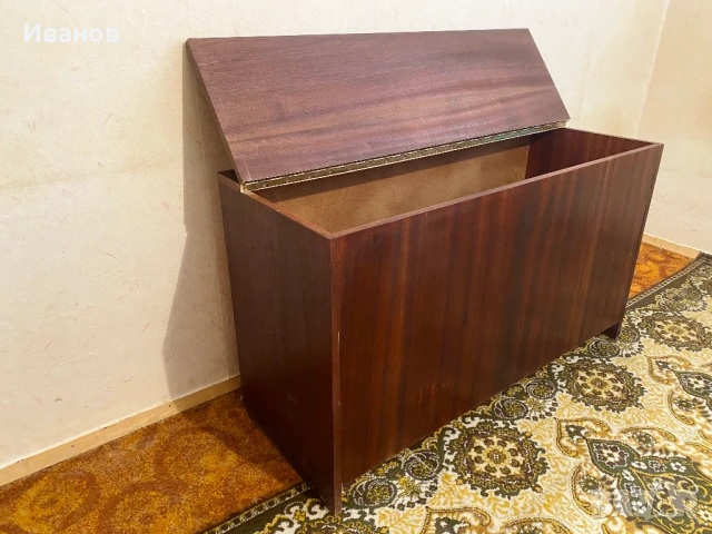 РАЗПРОДАЖБА  - 35€. Винтидж Ретро Ракла от Масивно Дърво с горно отваряне - 55Годишна, снимка 7 - Ракли - 51181681