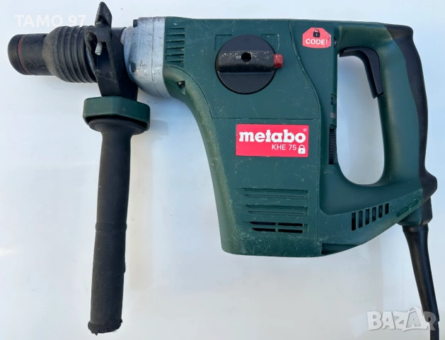 METABO KHE 75 - Мощен комбиниран перфоратор 1150W 10J, снимка 3 - Перфоратори - 53144642
