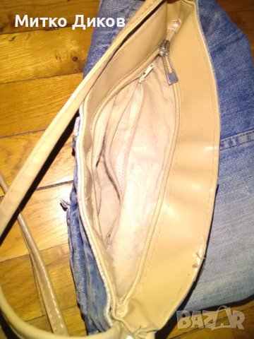 Чанта от дънки за през рамо 31х26см, снимка 6 - Чанти - 41980726