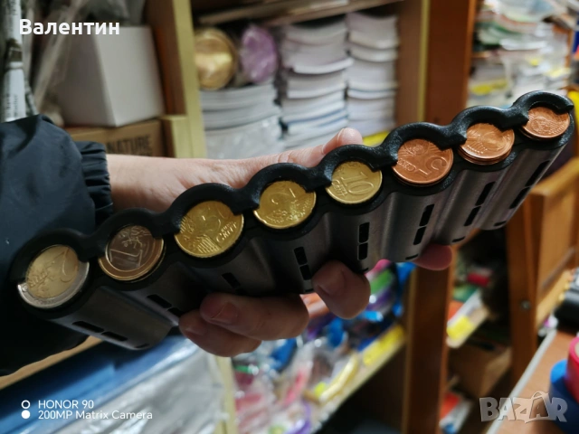 Монетник за всички евро монети - прав, снимка 2 - Друго търговско оборудване - 53387253