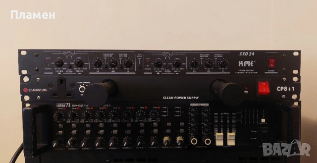 Крайни стъпала CROWN SLS 602 и SST, кросовер KMЕ, смесител INTER-M, снимка 3 - Ресийвъри, усилватели, смесителни пултове - 52129238