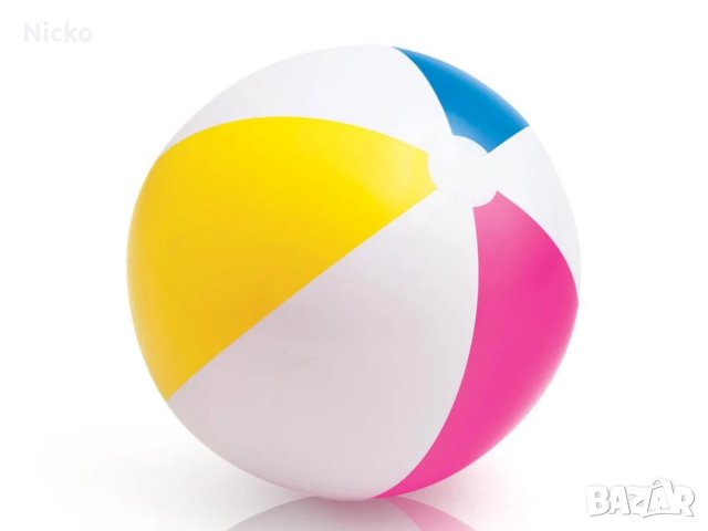 Надуваема топка INTEX Glossy Panel 61см., снимка 1 - Надуваеми играчки - 41414181
