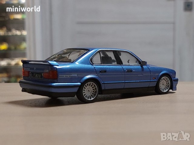 BMW Alpina B10 BiTurbo E34 5-Seria 1987 - мащаб 1:43 на Solido моделът е нов в PVC дисплей-кейс, снимка 4 - Колекции - 42336542