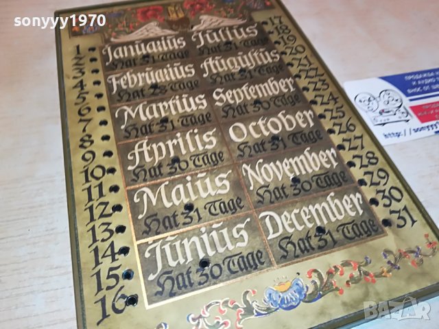 НЕМСКИ КАЛЕНДАР 0104231246, снимка 8 - Антикварни и старинни предмети - 40214053