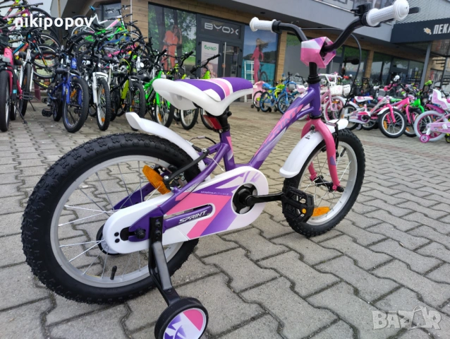 SPRINT Велосипед 16" ALICE лилав, снимка 9 - Велосипеди - 53538424