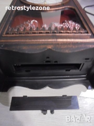 № 8288 Настолен часовник с LED камина   , снимка 9 - Други ценни предмети - 51926279