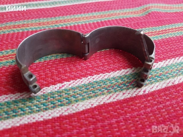 Сребърна гривна , снимка 3 - Антикварни и старинни предмети - 52560667