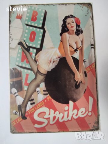 Метална табела Strike, снимка 2 - Пана - 50986058