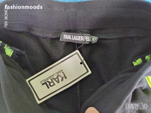 Мъжки черни шорти Karl Lagerfeld размер М Фитнес, снимка 2 - Спортни дрехи, екипи - 52050661