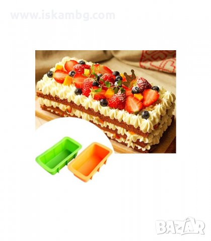 ПРАВОЪГЪЛНА СИЛИКОНОВА ФОРМА ЗА ПЕЧЕНЕ НА КЕКС ИЛИ ХЛЯБ - код 1893, снимка 6 - Форми - 33975692