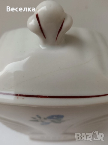 Порцеланов буркан за подправки Пипер , снимка 2 - Антикварни и старинни предмети - 52424438