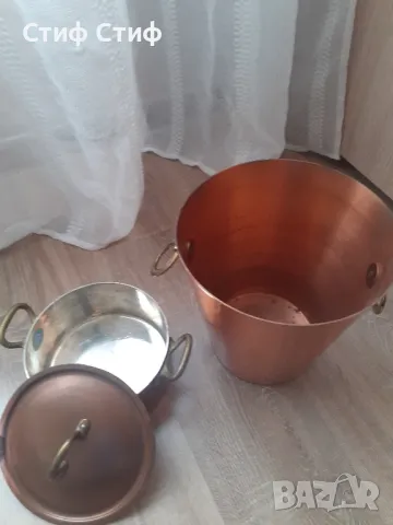 Медни съдове, снимка 2 - Декорация за дома - 50335088