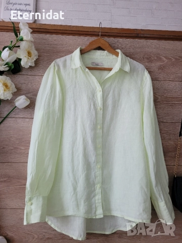 дамска риза лен , снимка 2 - Ризи - 51752255