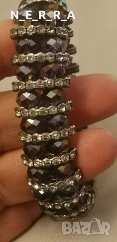 Гривна от фасетиран чехски кристал