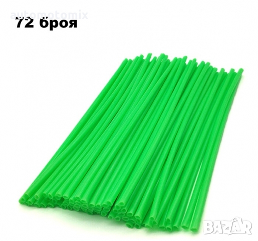 СЛАМКИ ЗА СПИЦИ 72 БР.- син, жълт,НЕОН- 2546, снимка 12 - Аксесоари и консумативи - 32224439