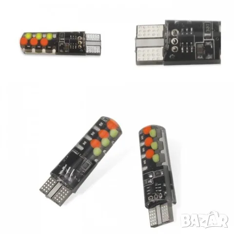 LED крушки T10 12V 2 броя с бяла светлина, снимка 5 - Аксесоари и консумативи - 55865102