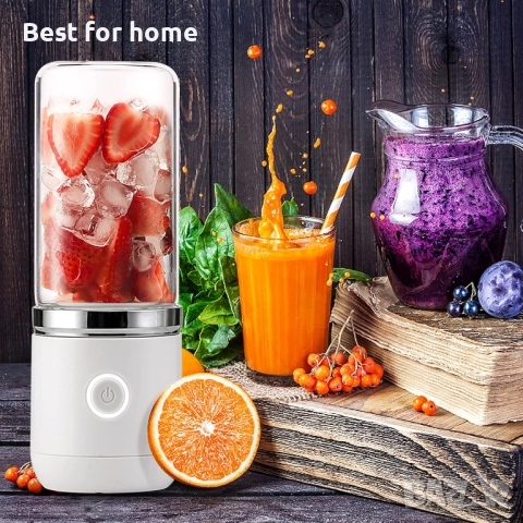 Блендер kyaoayo, мини стъклен миксер, снимка 4 - Кухненски роботи - 51572767