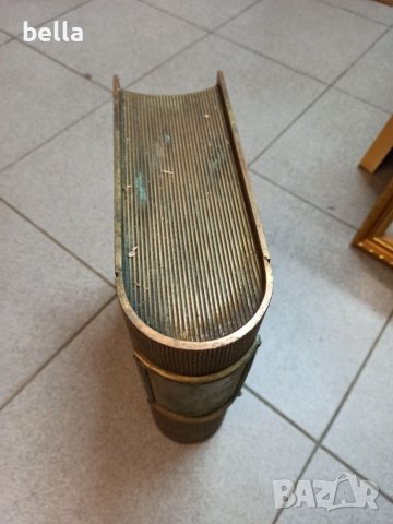 Масивен стар бронзов часовник, снимка 10 - Антикварни и старинни предмети - 39364567