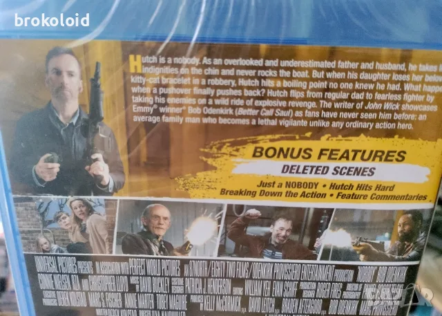 Nobody - Bob Odenkirk - чисто нов, снимка 3 - Blu-Ray филми - 55846522
