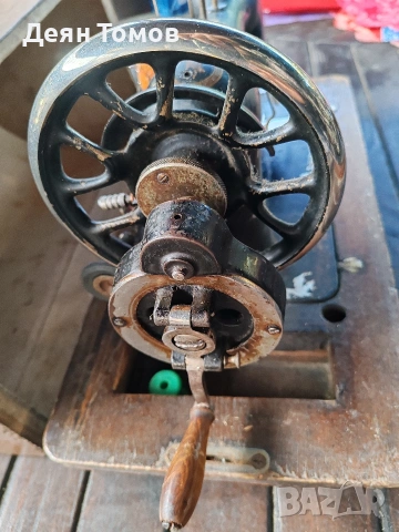 Антикварна шевна машина JUNKER & RUH, снимка 5 - Антикварни и старинни предмети - 53776423