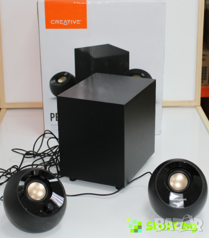 Creative Pebble Plus  2.1, 8W RMS Speakers тонколони , снимка 4 - Тонколони - 42985851