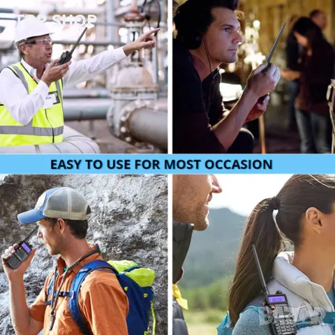 Професионални уоки токи eSynic uv5r 5W акумулаторни UV-5R радиостанции двулентови VHF/UHF ясни разго, снимка 8 - Друга електроника - 49093004