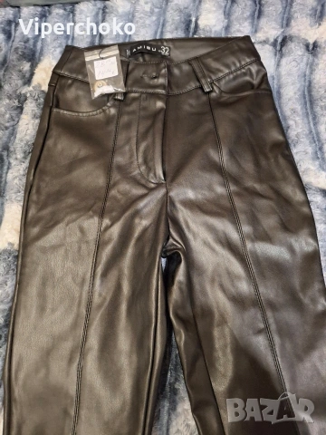 Черен кожен клин номер EU 32, снимка 2 - Клинове - 53669115