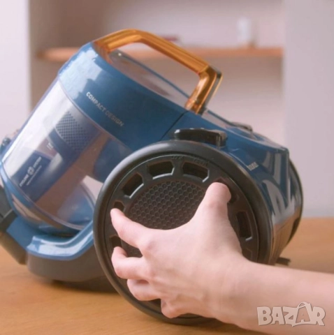 Прахосмукачка без торба Taurus Homeland Cyclone – 800W, 18Kpa, HEPA филтър, 2L контейнер, снимка 10 - Прахосмукачки - 51920050